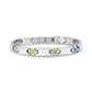 Stone-Set Link Bracelet - Women Bracelet - The Steel Shop