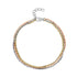 Minimalist Tri-Color Link Bracelet - Women Bracelet - The Steel Shop