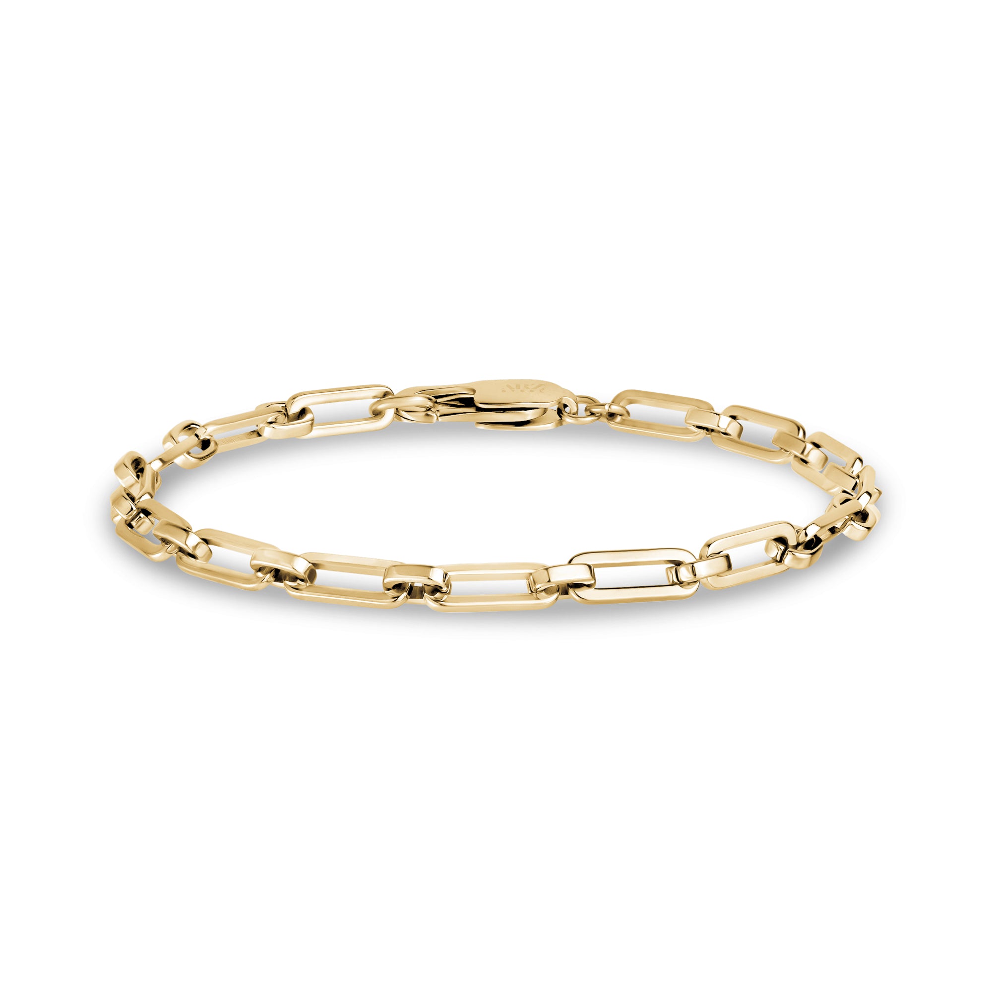 4mm Stainless Steel Modern Paper Clip Chain Bracelet – The Steel Shop