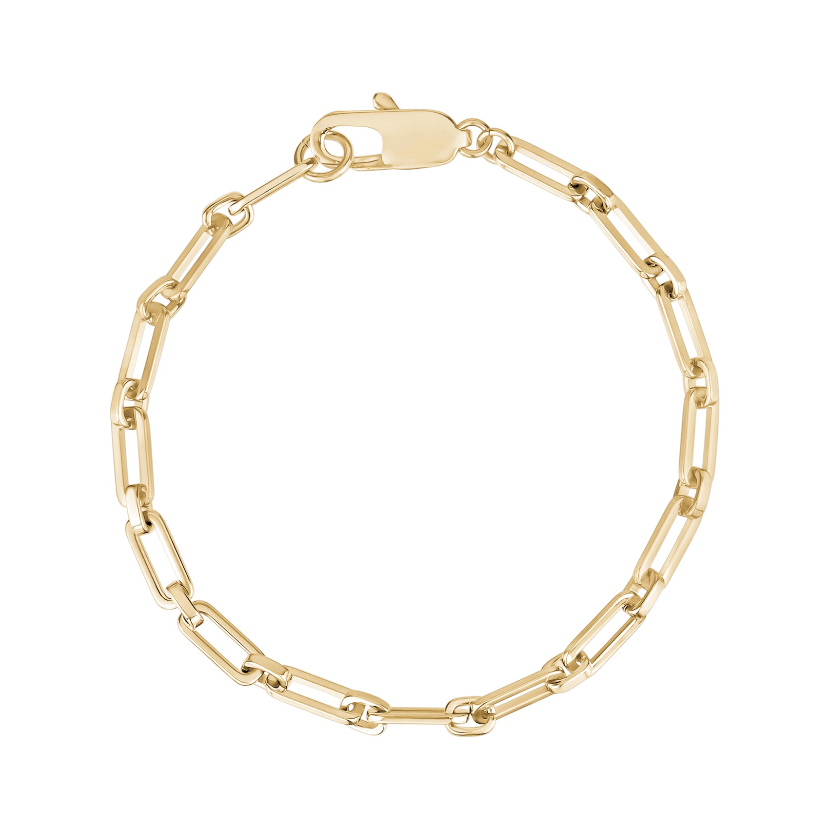 Modern Paper Clip Chain Bracelet - Women Bracelet - The Steel Shop