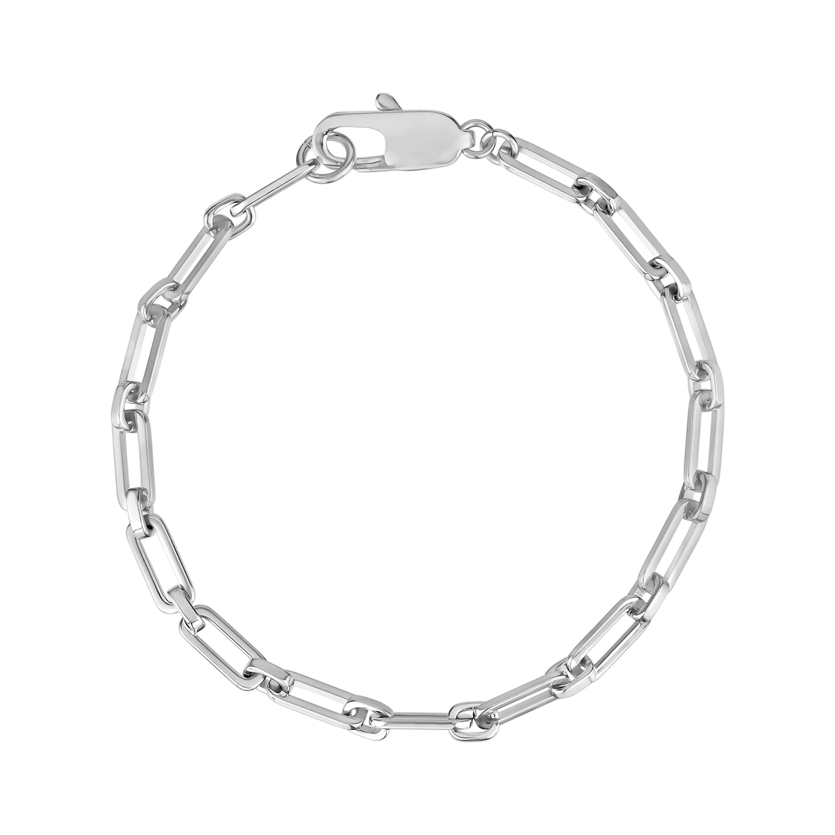 Modern Paper Clip Chain Bracelet - Women Bracelet - The Steel Shop