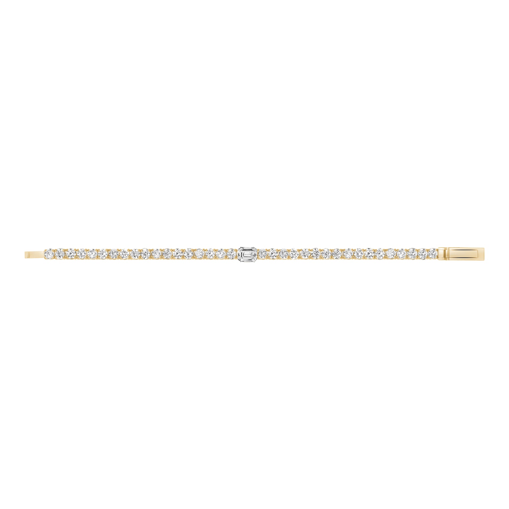 Emerald Accent Tennis Bracelet - Women Bracelet - The Steel Shop