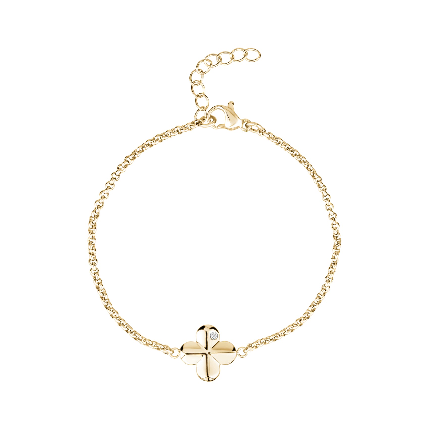 Four-Leaf Clover Bracelet - Women Bracelet - The Steel Shop