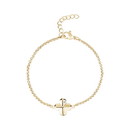 Four-Leaf Clover Bracelet - Women Bracelet - The Steel Shop