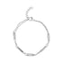Minimalist Bar Chain Bracelet - Women Bracelet - The Steel Shop