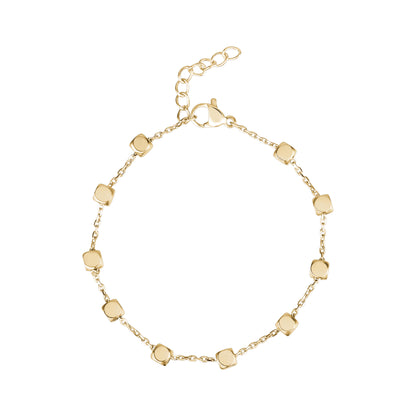 Cube Link Bracelet - Women Bracelet - The Steel Shop