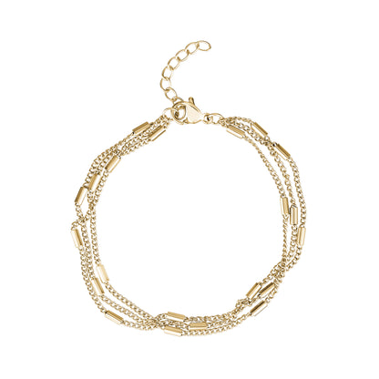 Multi-Chain Tube Bracelet - Women Bracelet - The Steel Shop