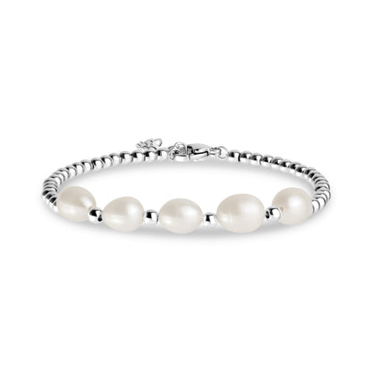 Beaded Pearl Bracelet - Women Bracelet - The Steel Shop