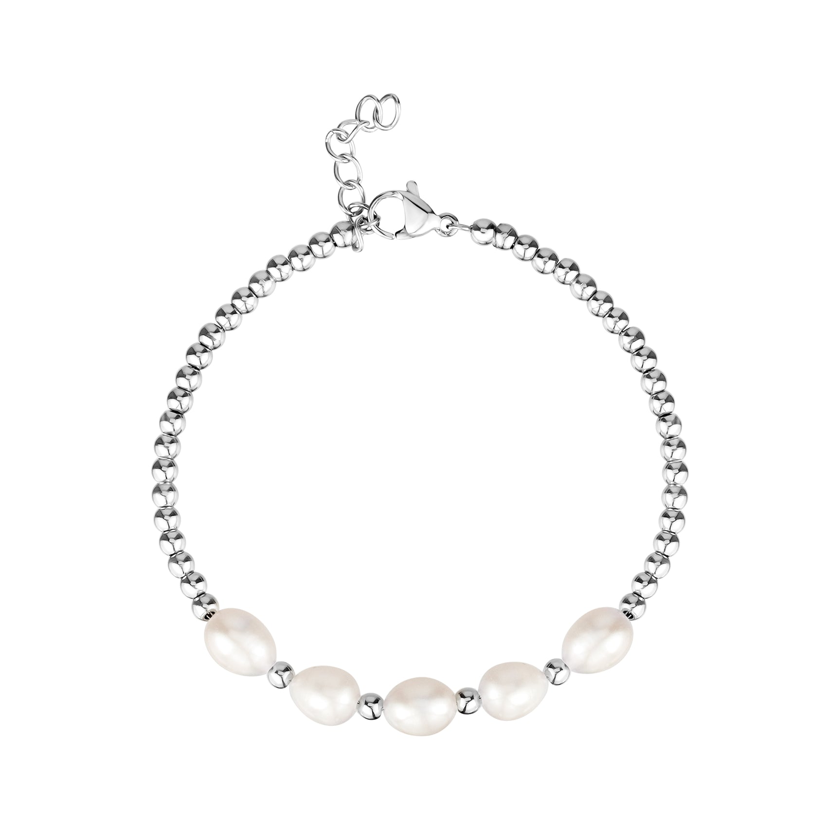 Beaded Pearl Bracelet - Women Bracelet - The Steel Shop