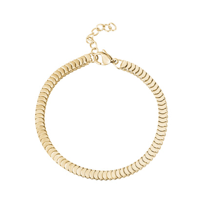 Serpentine Scale Bracelet | 4MM - Women Bracelet - The Steel Shop