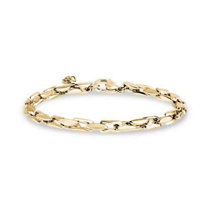 Sleek Rectangular Link Bracelet - Women Bracelet - The Steel Shop