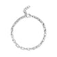 Sleek Rectangular Link Bracelet - Women Bracelet - The Steel Shop