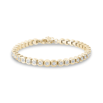 Bezel Tennis Bracelet - Women Bracelet - The Steel Shop