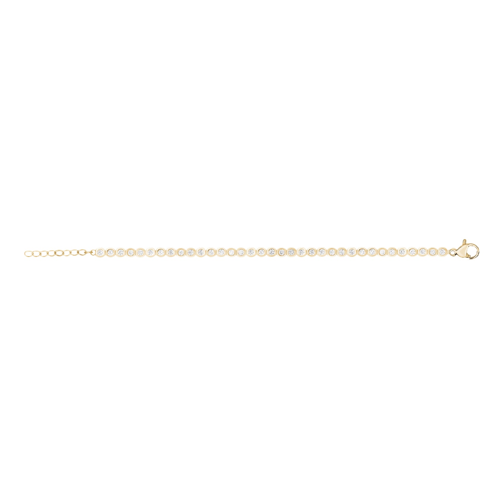Bezel Tennis Bracelet - Women Bracelet - The Steel Shop