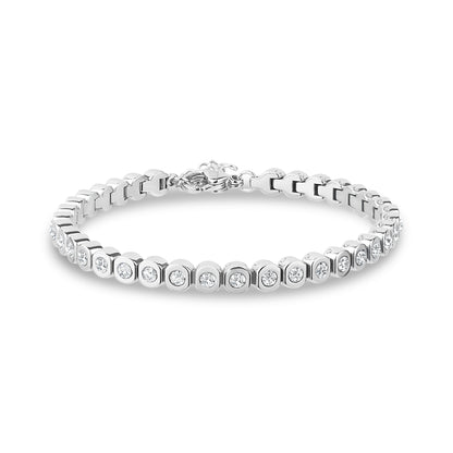 Bezel Tennis Bracelet - Women Bracelet - The Steel Shop