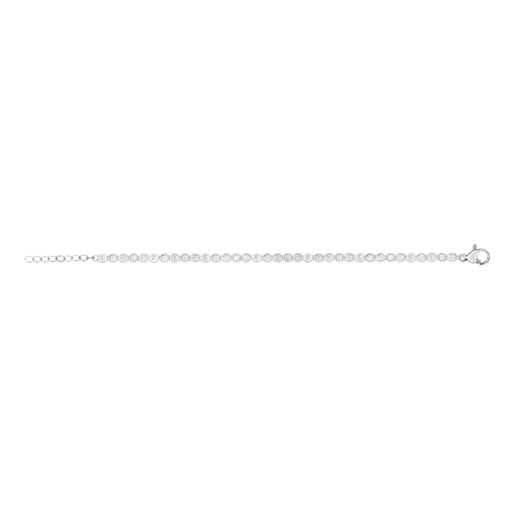 Bezel Tennis Bracelet - Women Bracelet - The Steel Shop