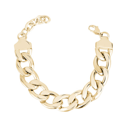 Chunky Curb Chain Bracelet - Women Bracelet - The Steel Shop