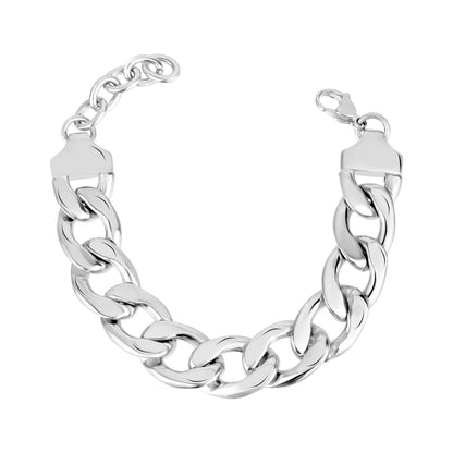 Chunky Curb Chain Bracelet - Women Bracelet - The Steel Shop