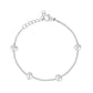Minimalist Pearl Station Bracelet - Women Bracelet - The Steel Shop