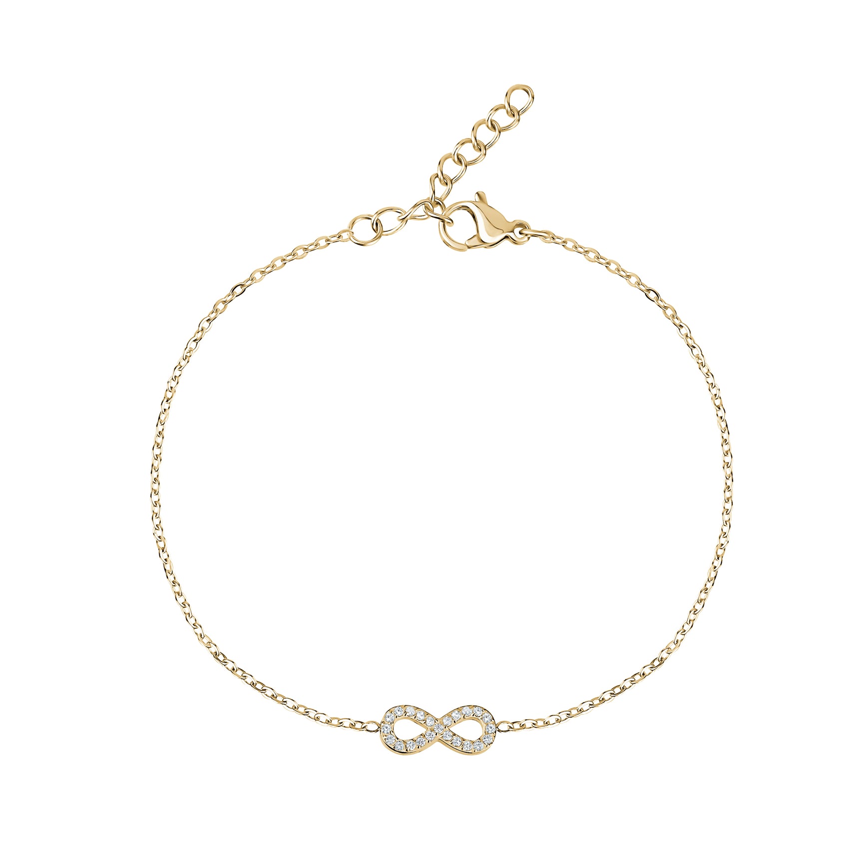 Pavé Infinity Bracelet - Women Bracelet - The Steel Shop