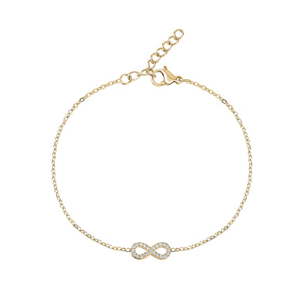 Pavé Infinity Bracelet - Women Bracelet - The Steel Shop