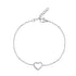 Pavé Open Heart Bracelet - Women Bracelet - The Steel Shop