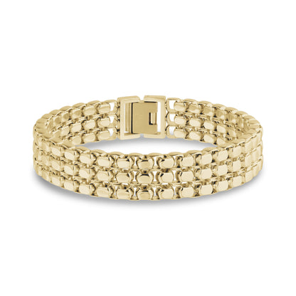 Bold Grid Chain Bracelet - Women Bracelet - The Steel Shop