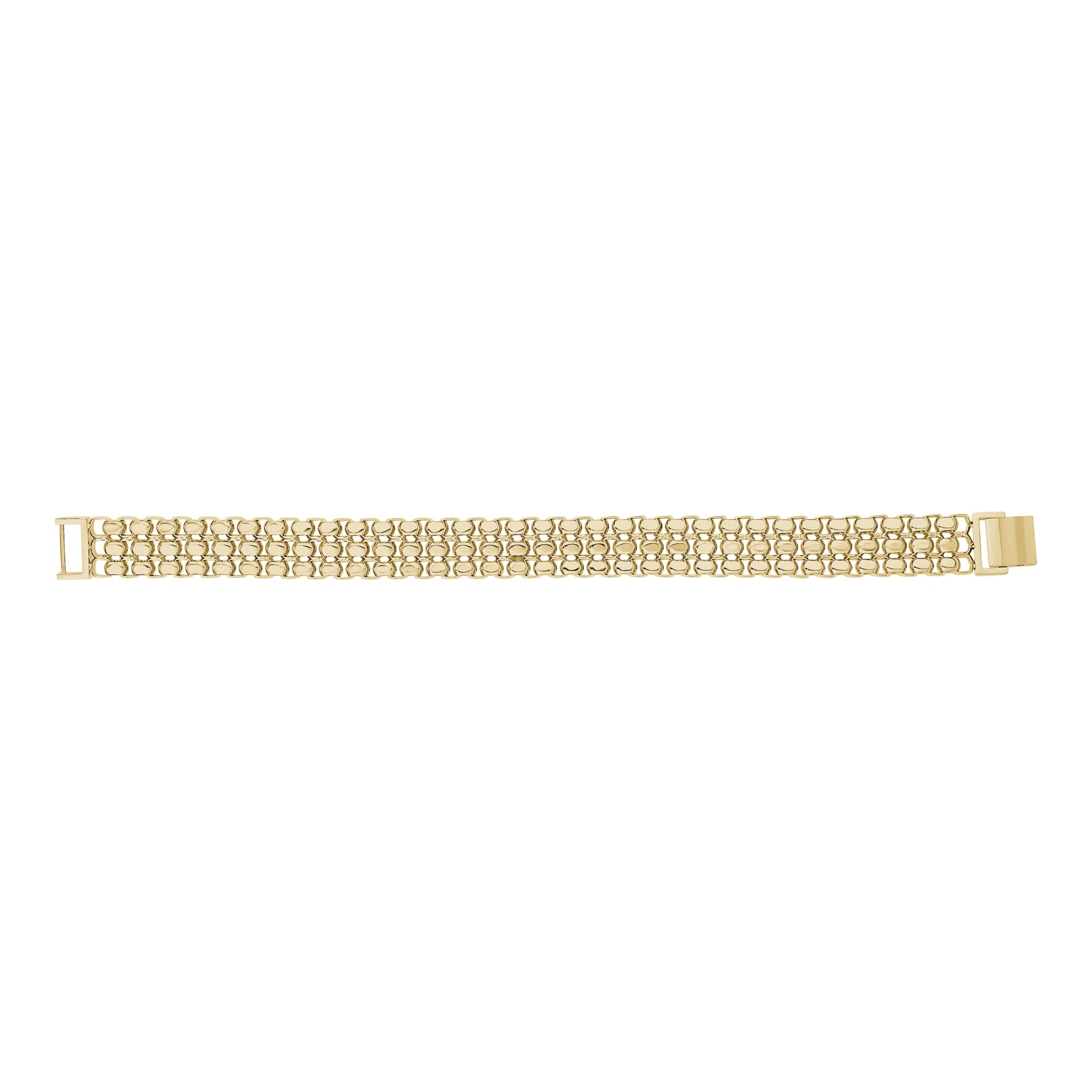 Bold Grid Chain Bracelet - Women Bracelet - The Steel Shop