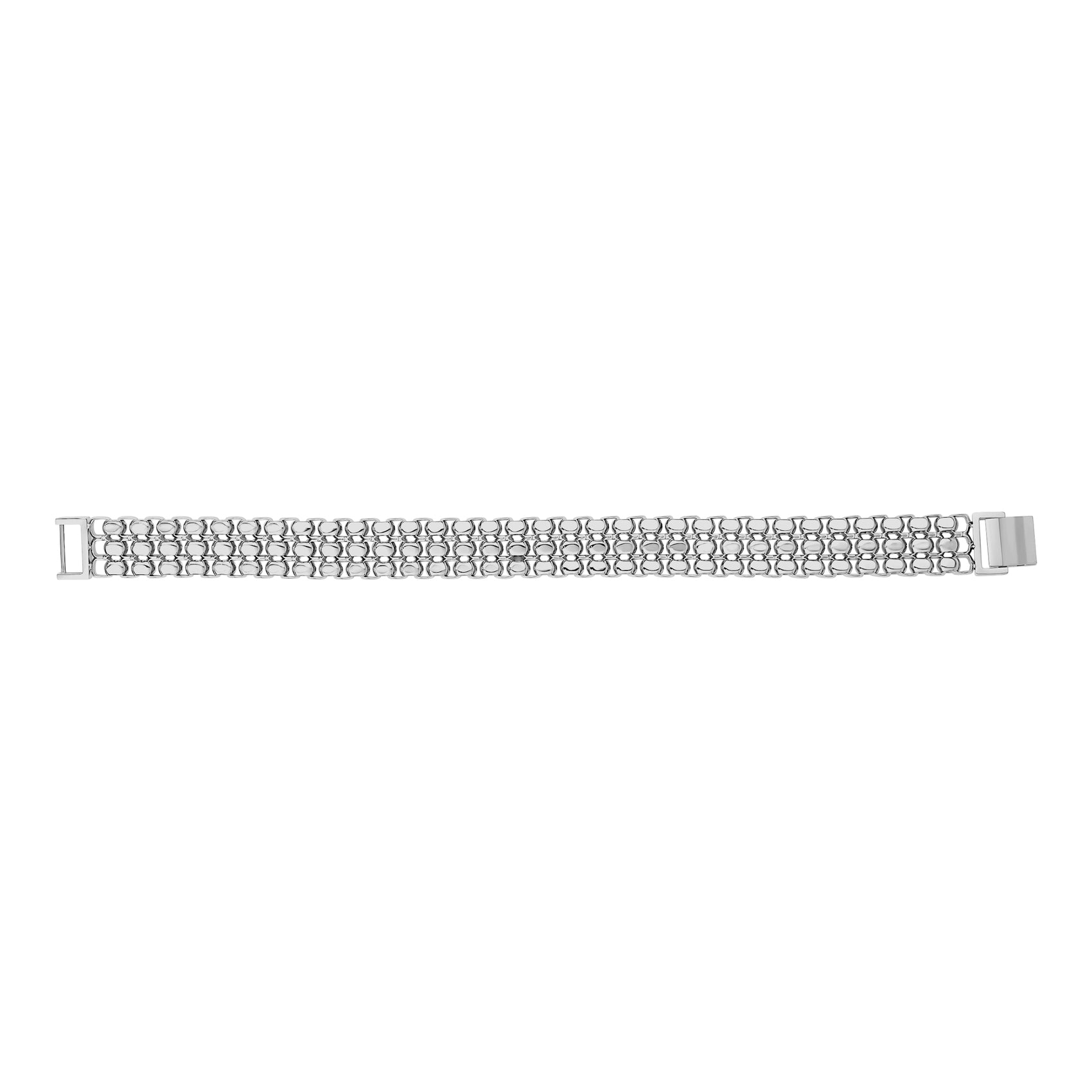 Bold Grid Chain Bracelet - Women Bracelet - The Steel Shop