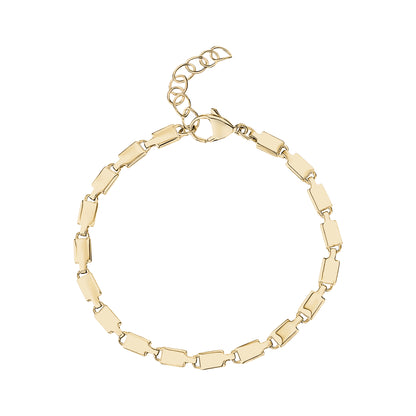Polished Tile Link Bracelet - Women Bracelet - The Steel Shop