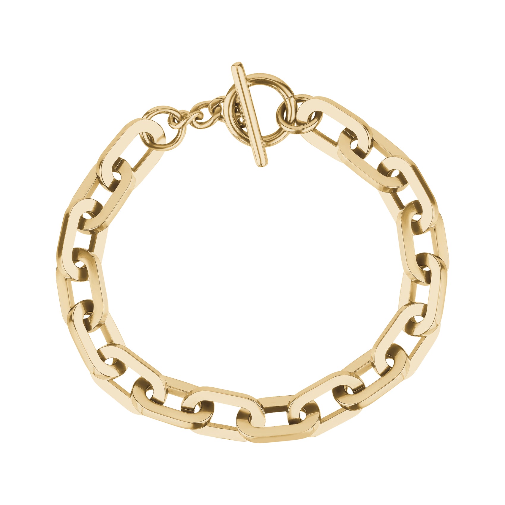 Chunky Paper Clip Bracelet - Women Bracelet - The Steel Shop