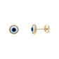 Protective Evil Eye Stud Earrings - Earrings - The Steel Shop