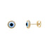 Protective Evil Eye Stud Earrings - Earrings - The Steel Shop