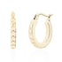 Modern Facet Hoops - Earrings - The Steel Shop