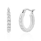 Modern Facet Hoops - Earrings - The Steel Shop