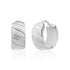 Bold Curve Huggie Hoops - Earrings - The Steel Shop