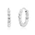 Bubble Link Huggie Earrings - Earrings - The Steel Shop
