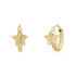 Radiant Star Huggie Hoops - Earrings - The Steel Shop