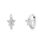 Radiant Star Huggie Hoops - Earrings - The Steel Shop