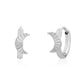 Radiant Moon Huggie Hoops - Earrings - The Steel Shop