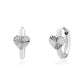 Radiant Heart Huggie Hoops - Earrings - The Steel Shop