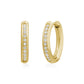 Refined Pavé Huggies - Earrings - The Steel Shop