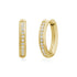 Refined Pavé Huggies - Earrings - The Steel Shop