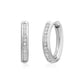 Refined Pavé Huggies - Earrings - The Steel Shop