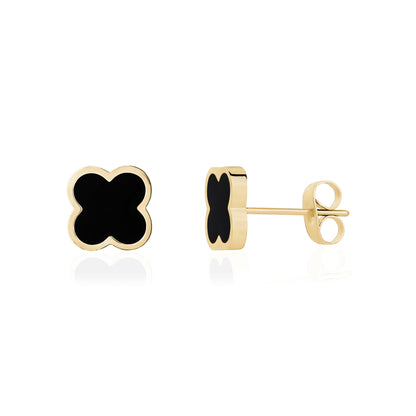 Classic Clover Studs - Earrings - The Steel Shop