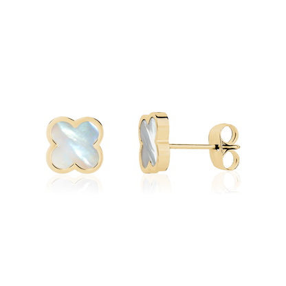 Classic Clover Studs - Earrings - The Steel Shop