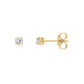 4-Prong Mini Round Stud Earrings - Earrings - The Steel Shop