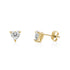 Classic Heart-Cut Studs - Earrings - The Steel Shop