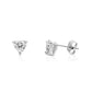 Classic Heart-Cut Studs - Earrings - The Steel Shop