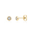 Minimalist Bezel Studs - Earrings - The Steel Shop